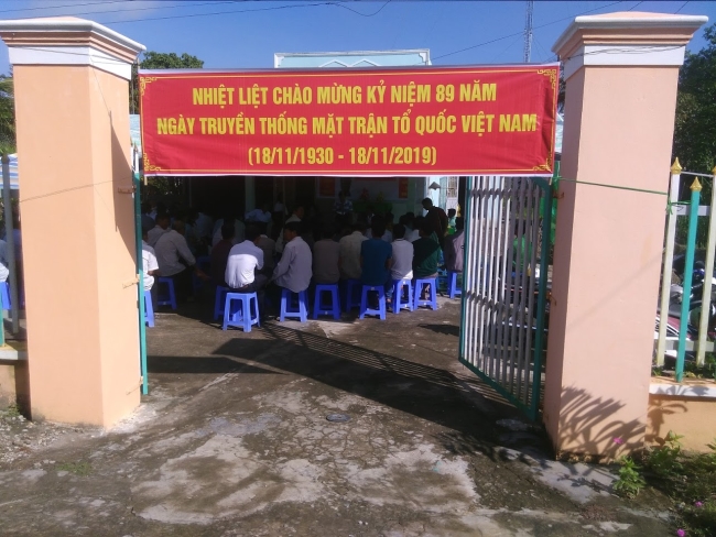 Ngày hội Đại đoàn kết toàn dân tộc ấp Phước Bình xã Mỹ Thuận