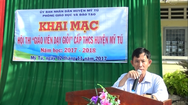 Khai mạc hội thi giáo viên trung học cơ sở dạy giỏi cấp huyện năm học 2017 – 2018
