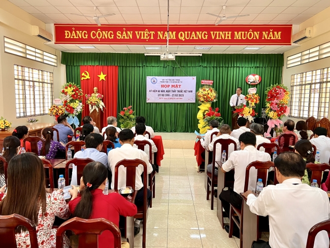 Mỹ Tú họp mặt 68 năm ngày thầy thuốc Việt Nam năm 2023
