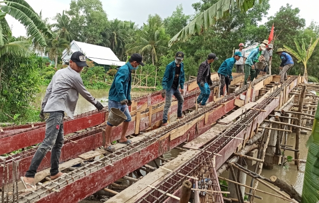 Hội Cựu chiến binh chung sức xây dựng nông thôn mới