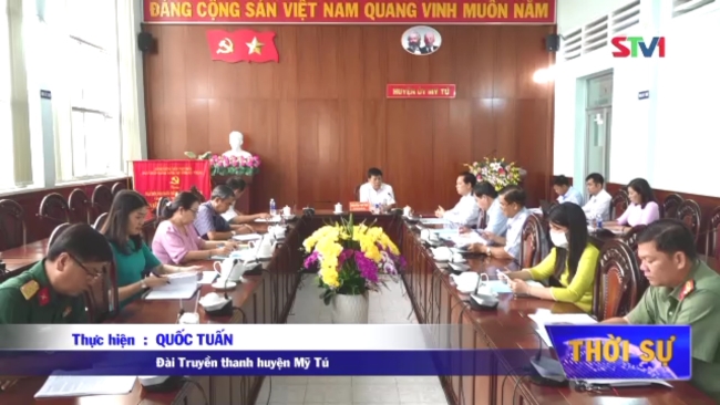 Mỹ Tú sơ kết tình hình Tết Nguyên đán Quý Mão 2023