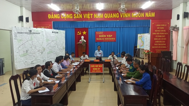 Thuận Hưng tổ chức Diễn tập phòng chống lụt bão- Tìm kiếm cứu nạn năm 2022