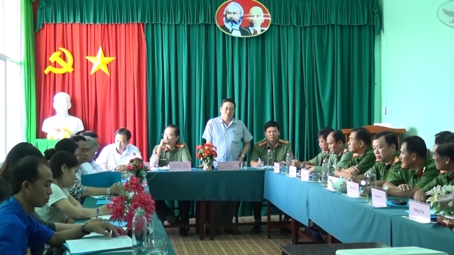Thẩm định công tác chuyển hóa địa bàn trọng điểm phức tạp về trật tự an toàn xã hội xã Mỹ Phước