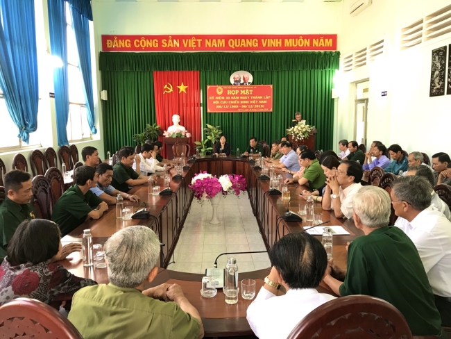 Mỹ Tú: Họp mặt kỷ niệm 30 năm ngày thành lập  Hội Cựu chiến binh Việt Nam