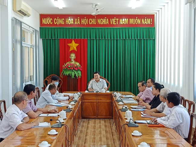 Cuộc họp triển khai thực hiện kế hoạch kích cầu tiêu dùng nội địa năm 2022 trên địa bàn huyện Mỹ Tú