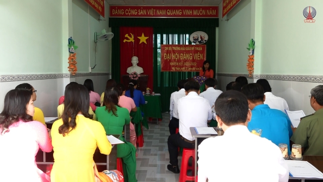 Trường Mẫu giáo Mỹ Thuận tổ chức Đại hội Chi bộ nhiệm kỳ 2020-2022