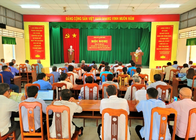 Đảng bộ xã Long Hưng tổ chức Hội nghị Tổng kết năm 2023