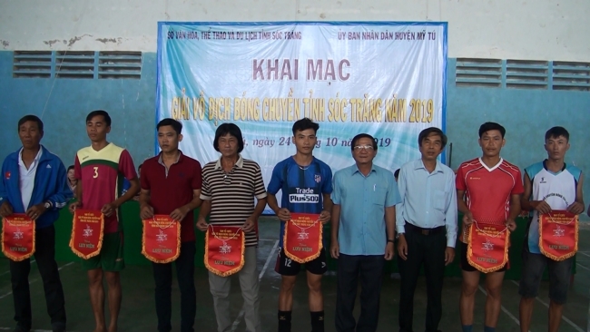 Khai mạc giải vô địch bóng chuyền Nam tỉnh Sóc Trăng năm 2019