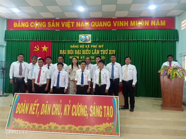 Đại hội Đảng bộ xã Phú Mỹ lần thứ XIV, nhiệm kỳ 2020 -2025
