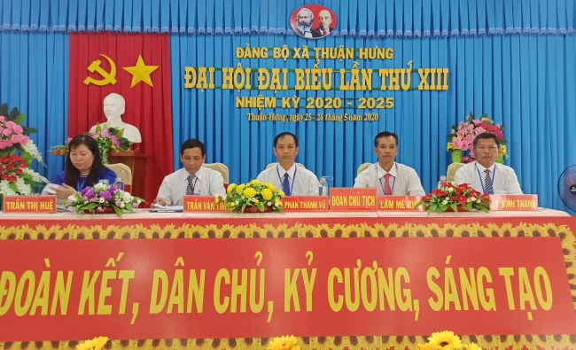 Thuận Hưng tổ chức thành công Đại hội Đảng bộ lần thứ XIII nhiệm kỳ 2020-2025