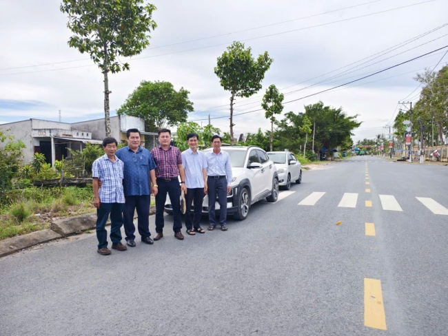 Khảo sát mở rộng đoạn đường Điện Biên Phủ, kết nối tuyến đường 939 với 939B tại xã Mỹ Tú