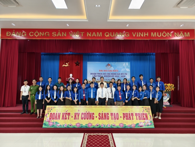 Đại hội Đại biểu Đoàn TNCS Hồ Chí Minh xã Mỹ Tú lần thứ I nhiệm kỳ 2025 – 2030