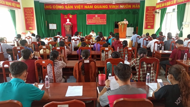 Hội nghị cử tri ấp Tam Sóc B2 xã Mỹ Thuận