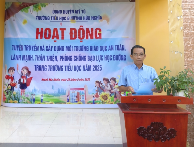 Hoạt động tuyên truyền và xây dựng môi trường giáo dục an toàn, lành mạnh, thân thiện, phòng chống bạo lực học đường trong trường tiểu học năm 2025