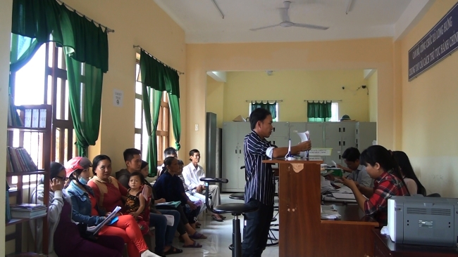 Cải cách thủ tục hành chính tại UBND xã Long Hưng