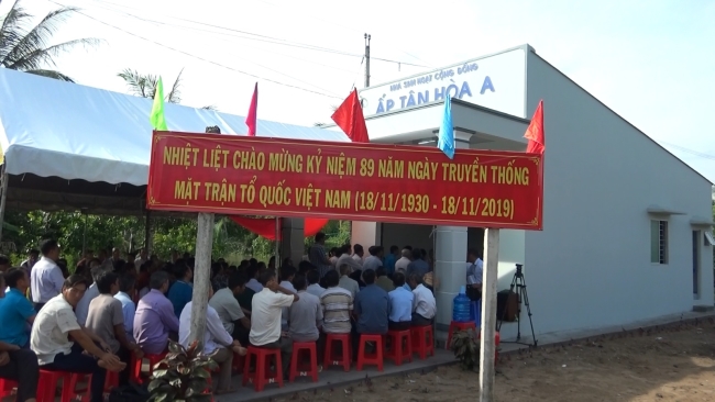 Ngày hội đại đoàn kết toàn dân tộc ấp Tân Hòa A, xã Long Hưng