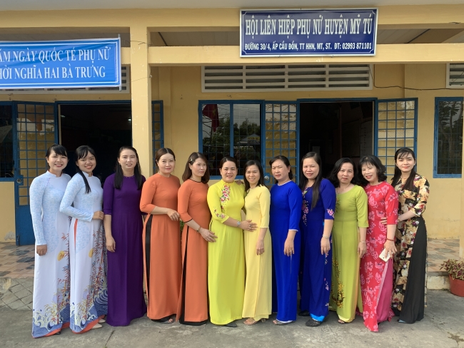 Huyện Mỹ Tú hưởng ứng “Tuần lễ áo dài Việt Nam”