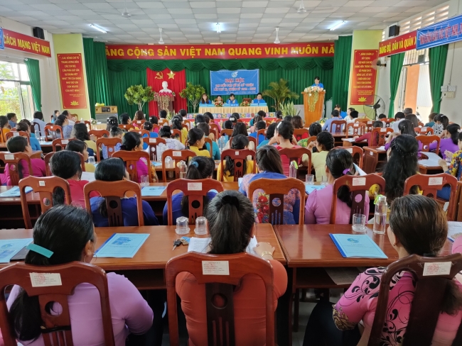 Đại hội đại biểu Hội Liên hiệp Phụ nữ (LHPN) xã Mỹ Thuận, huyện Mỹ Tú lần thứ XI, nhiệm kỳ 2021-2026 đã diễn ra thành công tốt đẹp