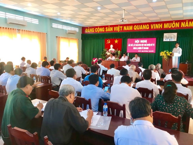 MTTQ huyện Mỹ Tú: Tổ chức Hội nghị lần thứ 2 (khoá IX)  sơ kết công tác Mặt trận 6 tháng đầu năm 2019