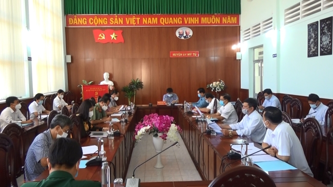 Mỹ Tú Kiện toàn Ban chỉ đạo phòng chống dịch Covid-19 trong tình hình mới